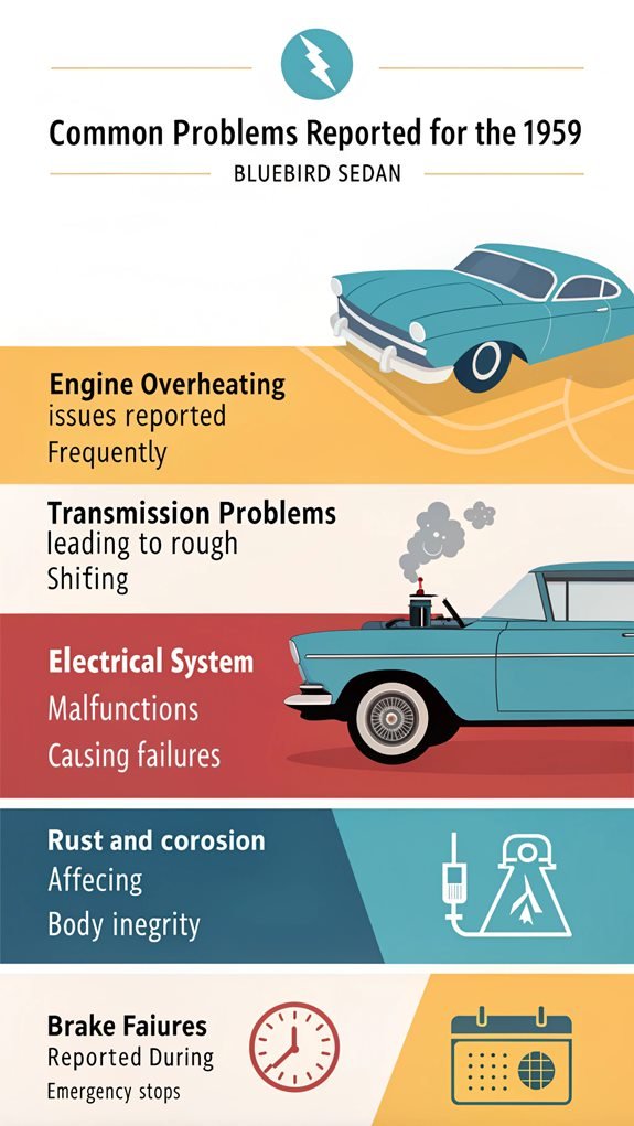1959 bluebird sedan issues