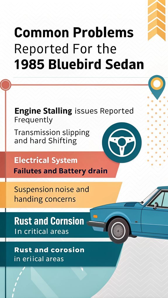 1985 bluebird sedan issues