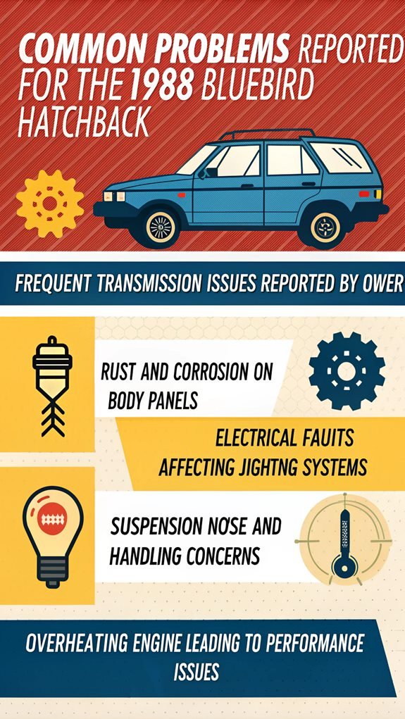 1988 bluebird hatchback issues