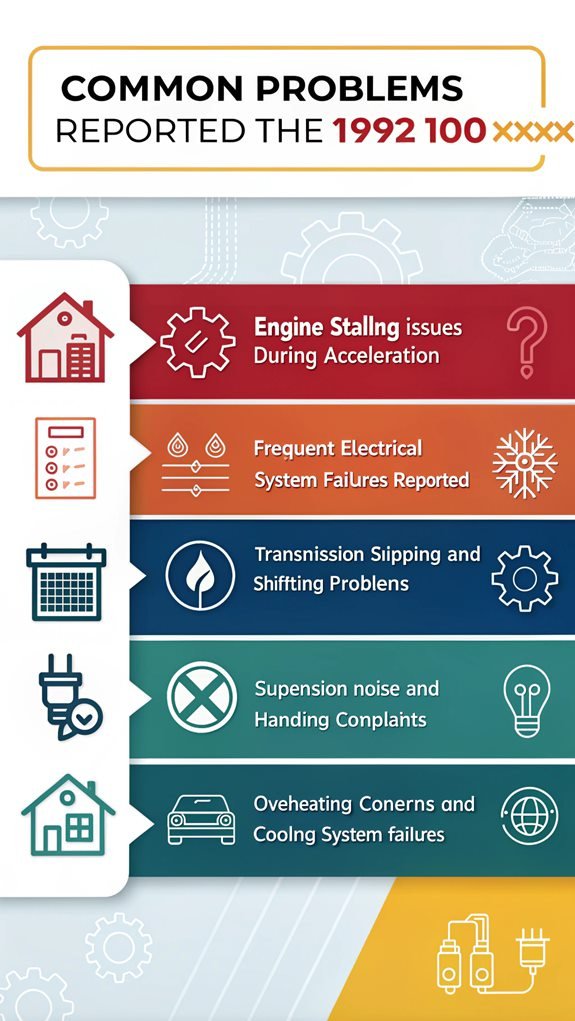 1992 100nx issues summary