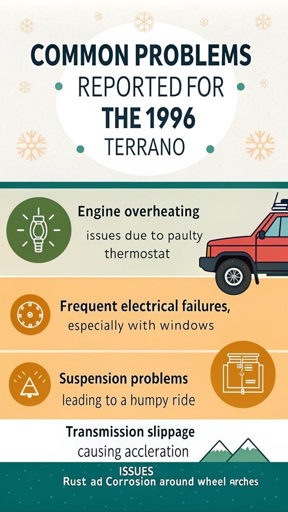 1996 terrano common issues