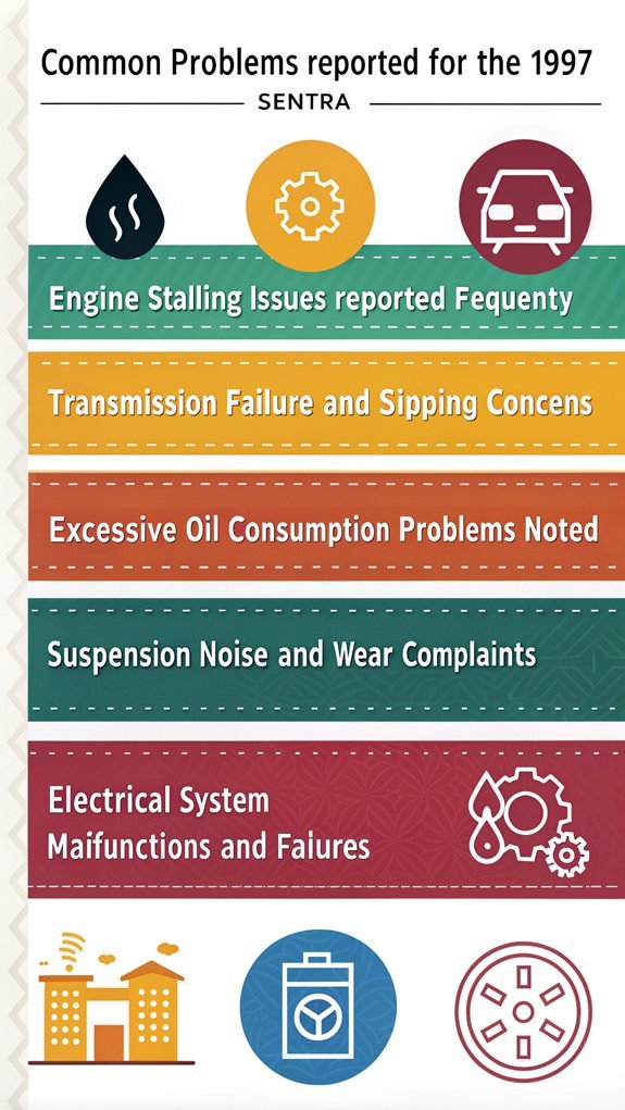 1997 sentra common issues