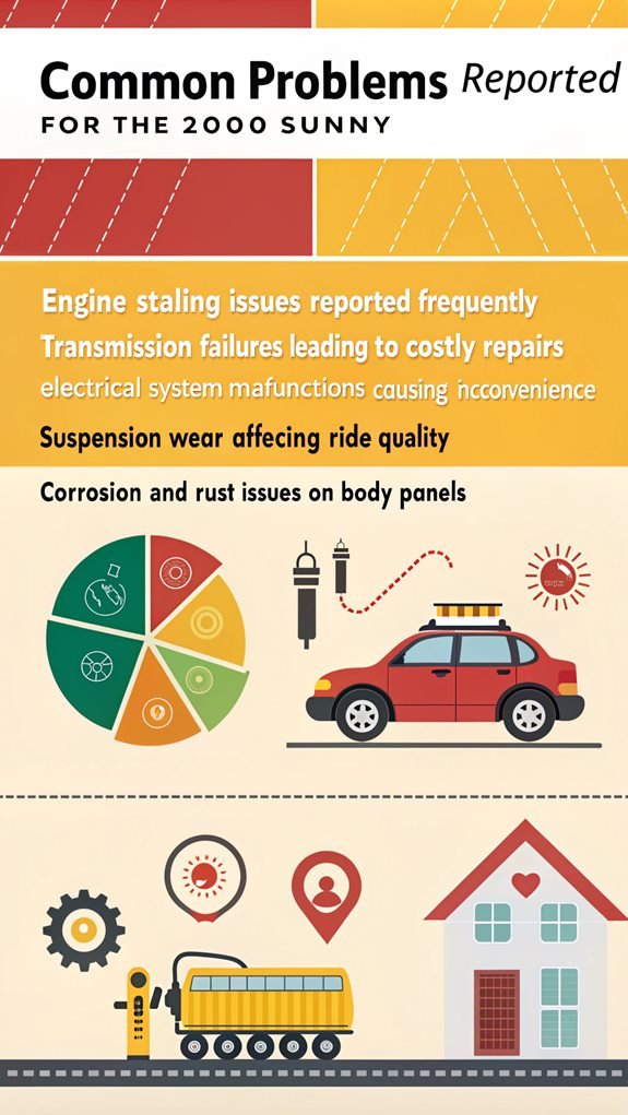 2000 sunny common issues