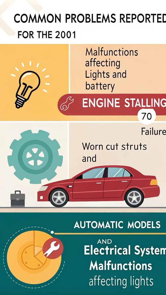 2001 sunny sedan issues