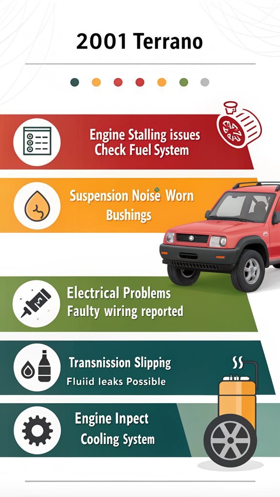 2001 terrano common issues