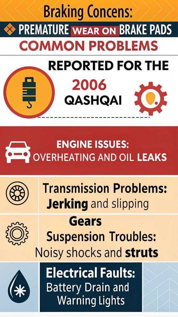 2006 qashqai common issues