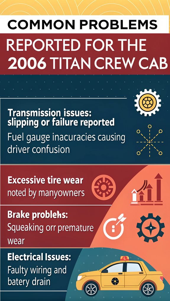 2006 titan crew cab issues