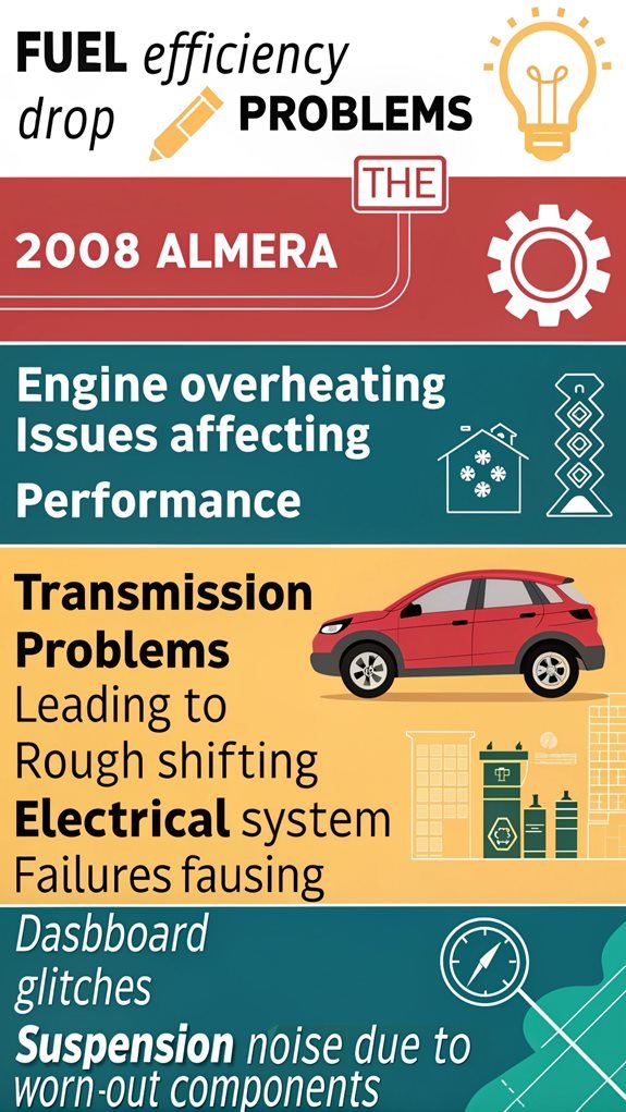 2008 almera common issues