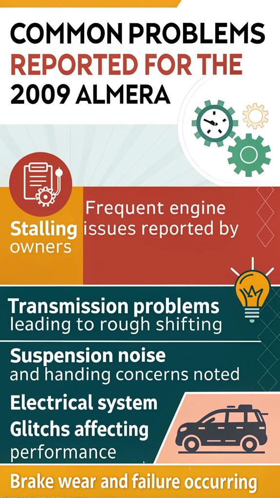 2009 almera common issues