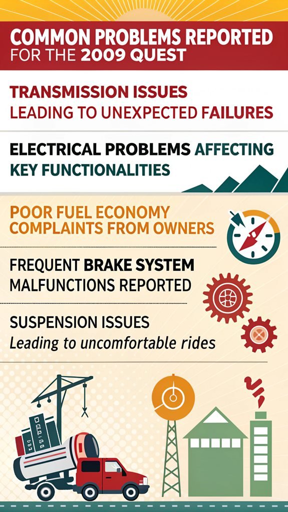 2009 quest common issues