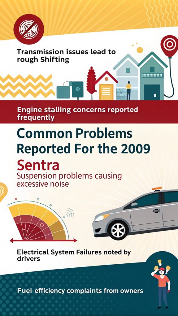 2009 sentra common issues