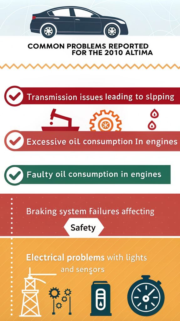 2010 altima common issues