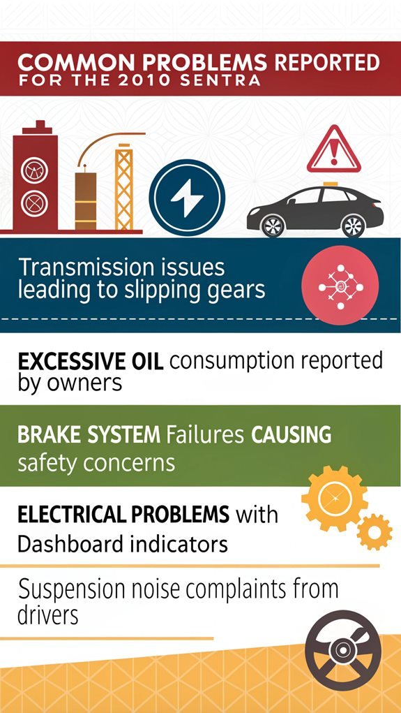 2010 sentra common issues