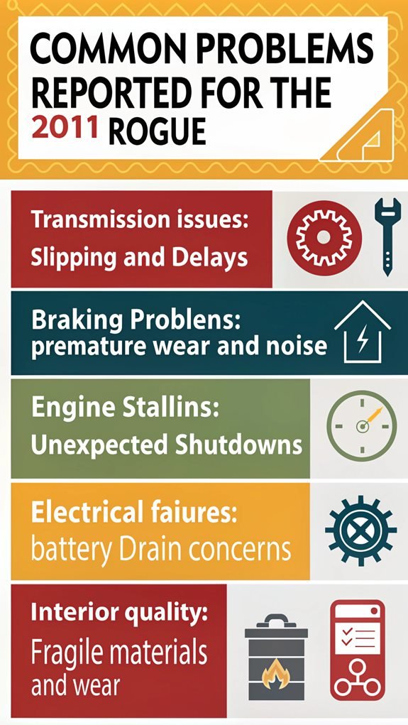 2011 rogue common issues