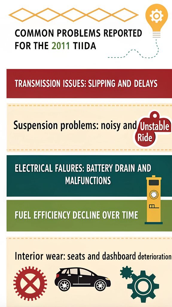 2011 tiida common issues