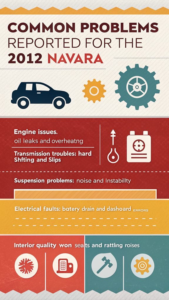 2012 navara common issues