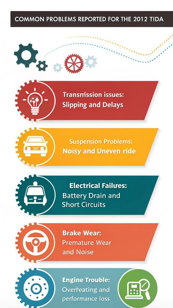 2012 tiida common issues