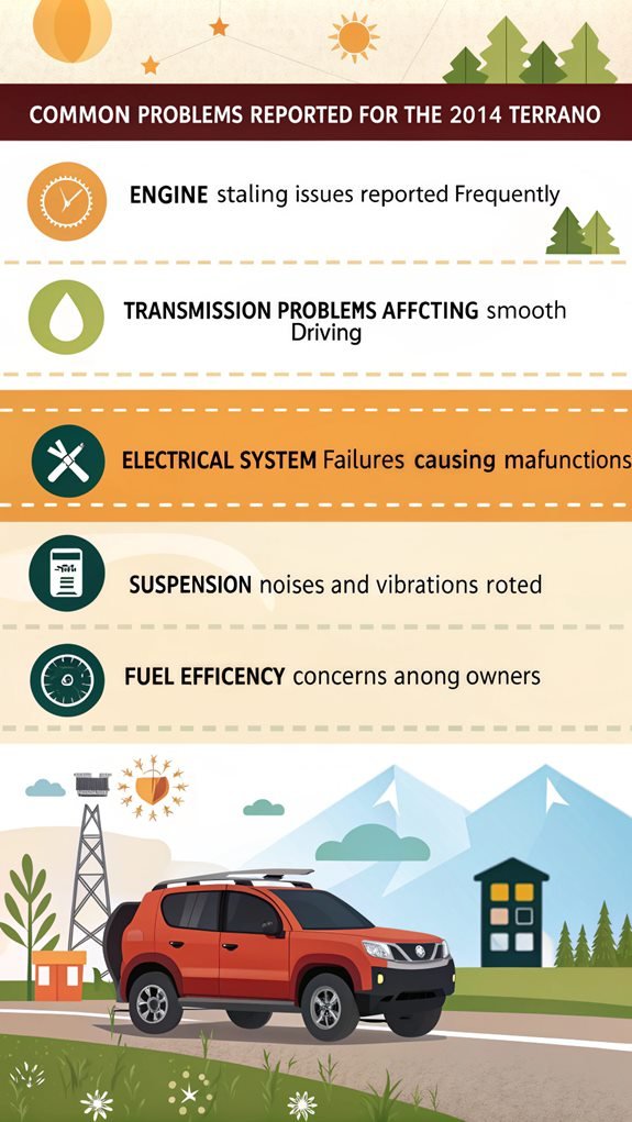 2014 terrano common issues