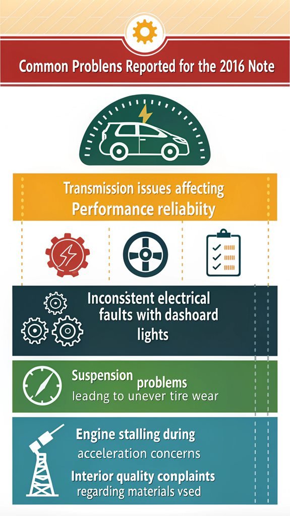 2016 note common issues