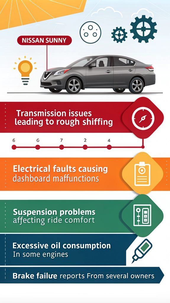 2017 sunny common issues