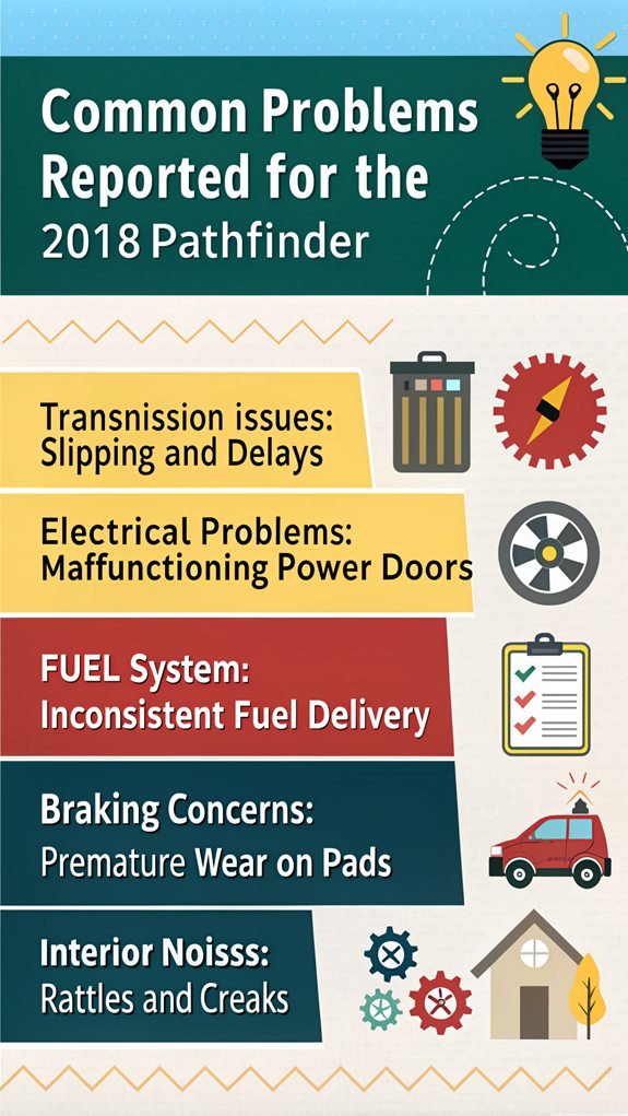 2018 pathfinder common issues