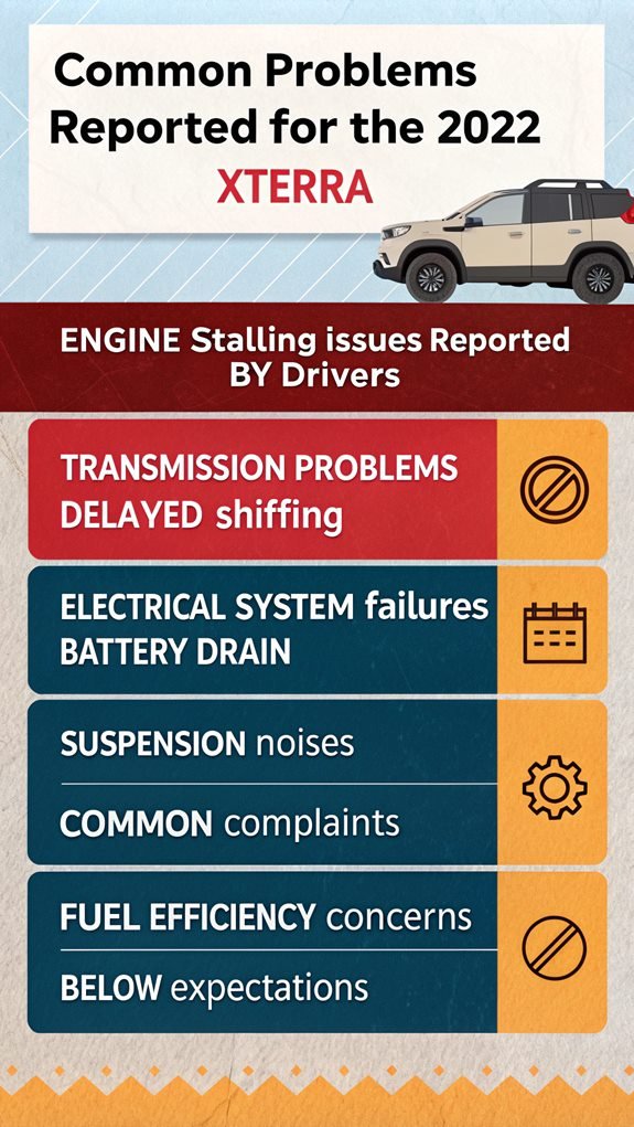 2022 xterra common issues