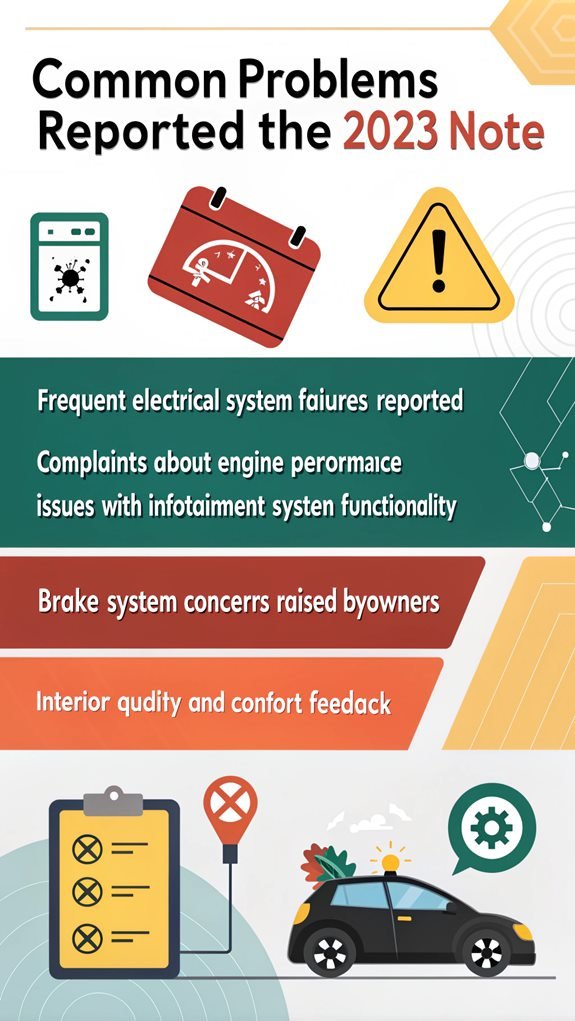 2023 note common issues