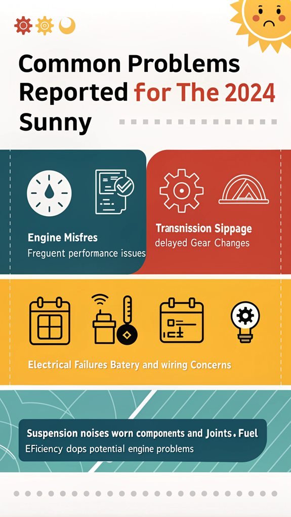 2024 sunny common issues